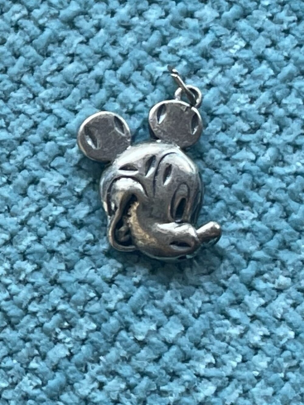 Mickey Mouse Silver Charm